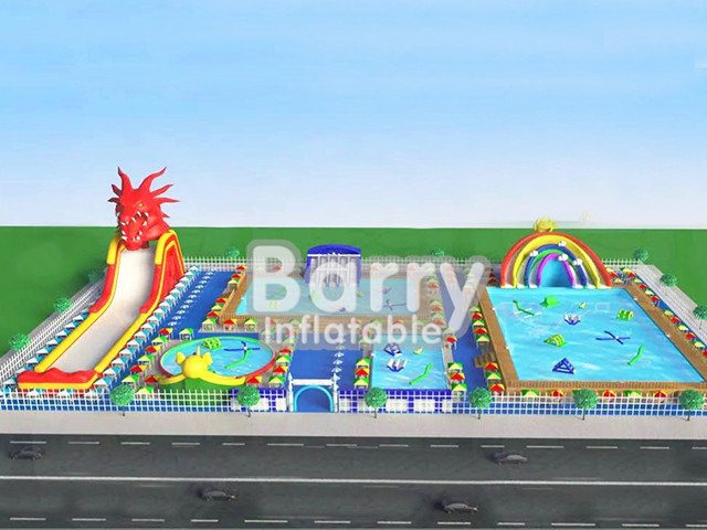  According To Site Design Inflatable Water Park Inflatable,Play Park Kids BY-AWP-094